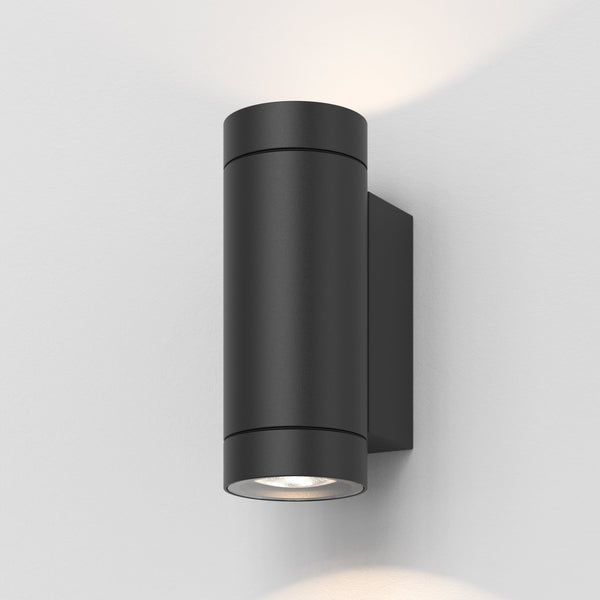 Dartmouth Twin LED IP54 Exterior Wall Light in Black