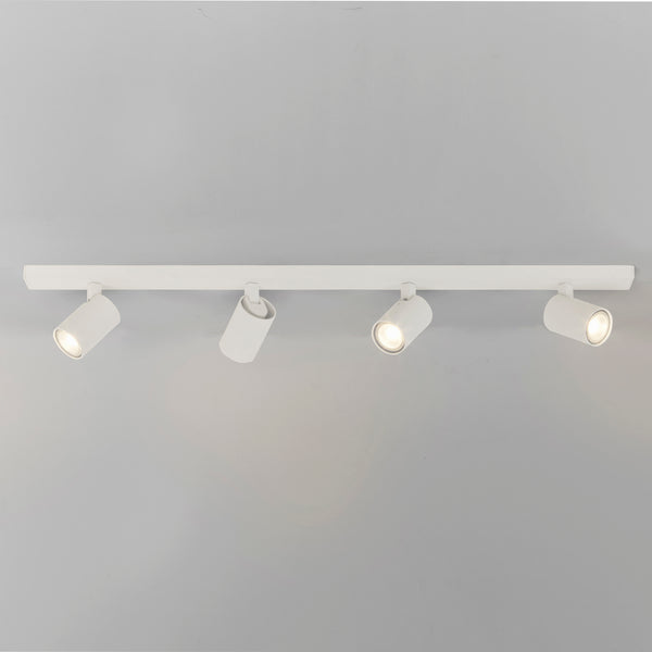 Ascoli Four Light Bar Spotlight in Textured White