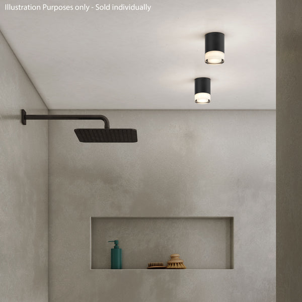 Ottawa IP65 Surface Mounted Downlight in Matt Black