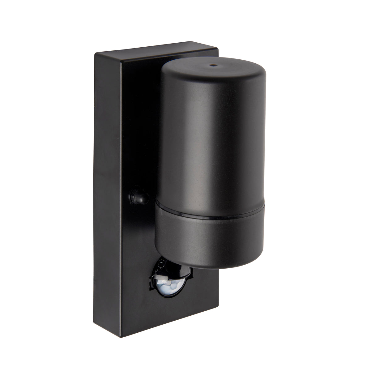 Icarus PIR Down Wall Light IP44 in Black