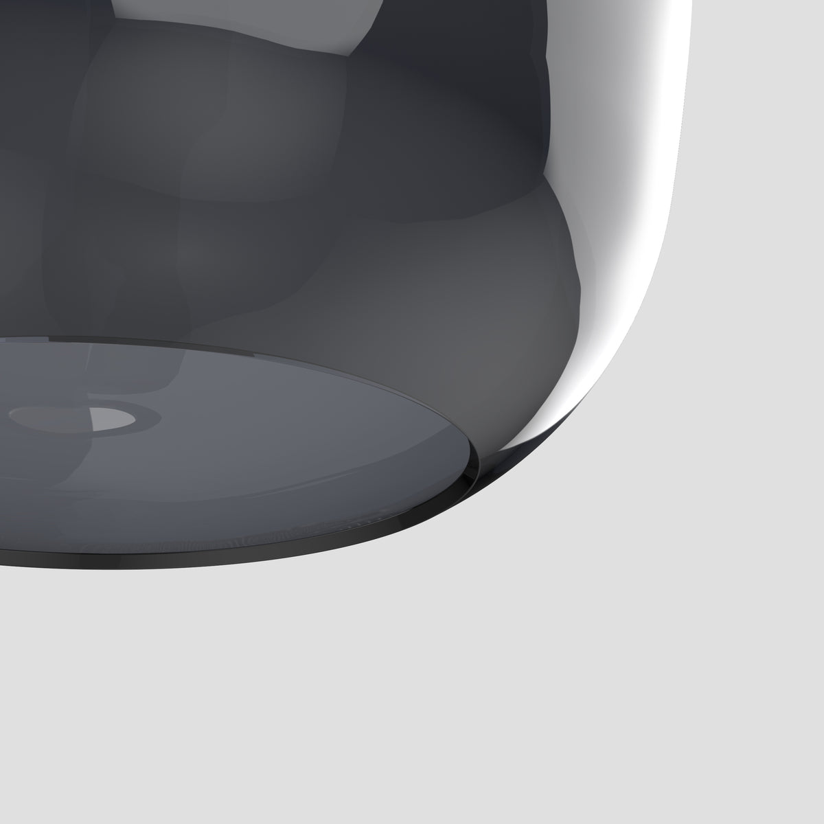 Curve Glass 220 Shade in Dark Smoke