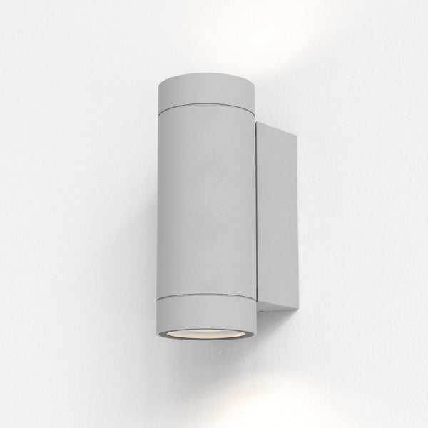 Dartmouth Twin IP54 Exterior Wall Light in Grey