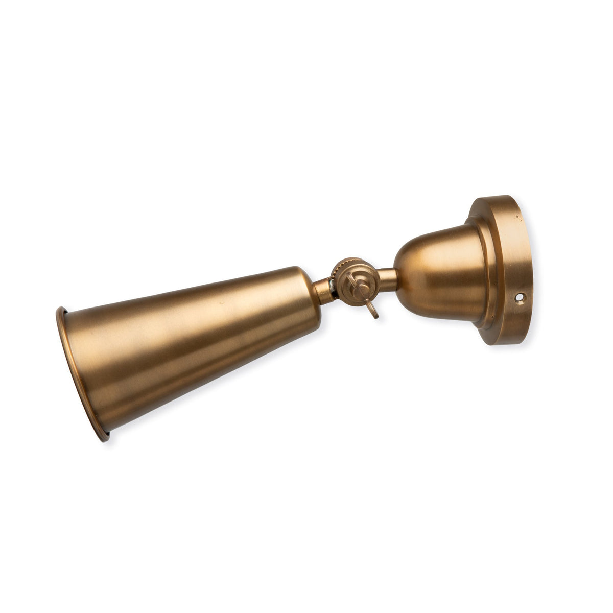 Longborough Wall Spotlight in Antique Brass