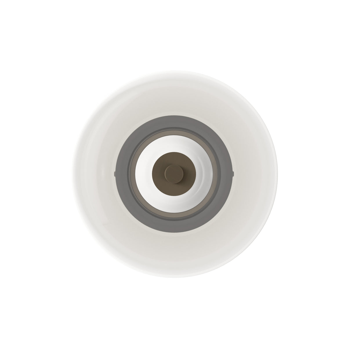 Optica 1 CCT LED Wall or Ceiling Light in Bronze with Brown Transparent Glass
