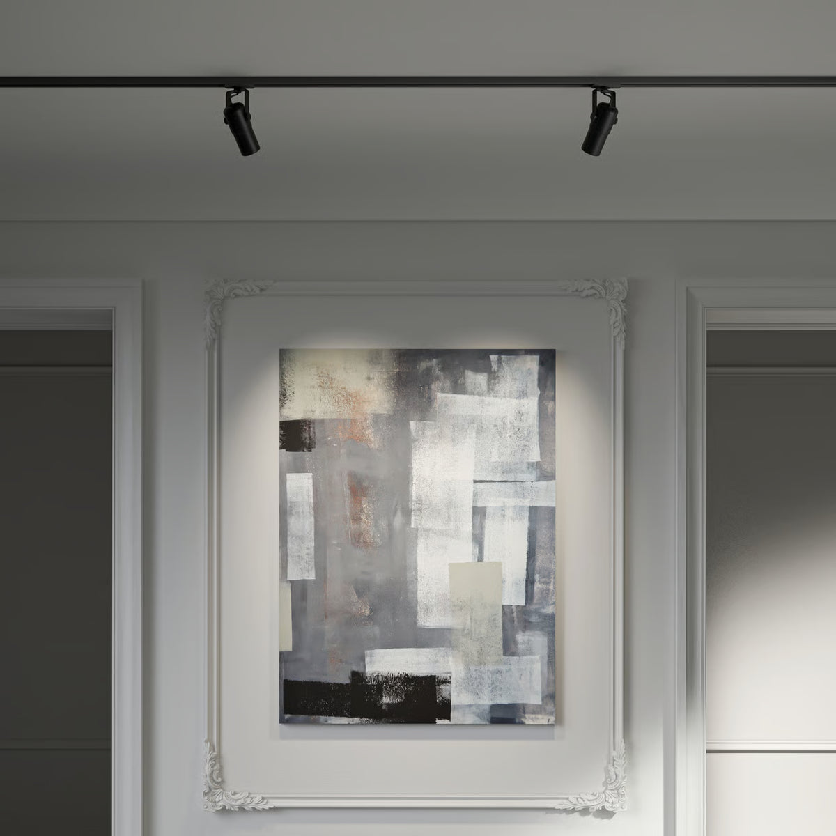 Stage GU10 Black Track Spotlight