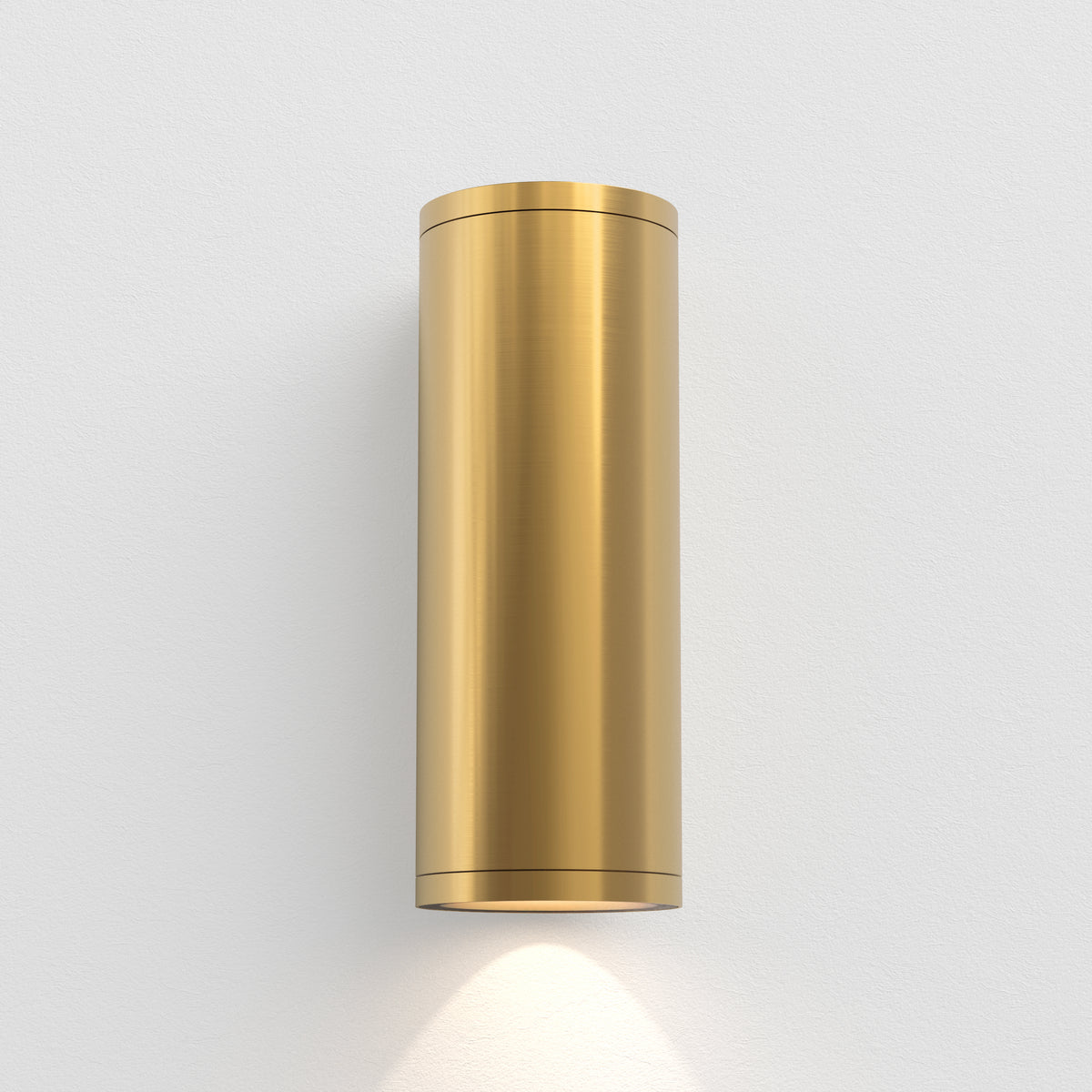 Ava 200 Coastal Wall Light in Brushed Brass