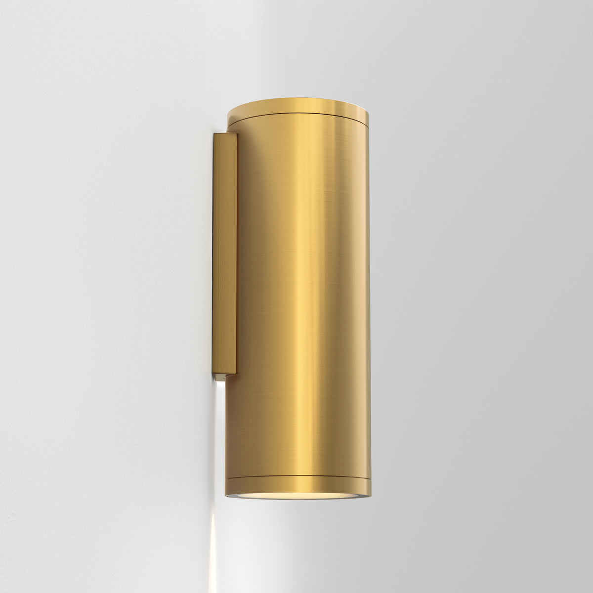 Ava 200 Coastal Wall Light in Brushed Brass