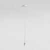 E27 Ceiling Pendant Suspension Kit In Matt White