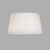 Tapered Round 400 Pleated Shade in White