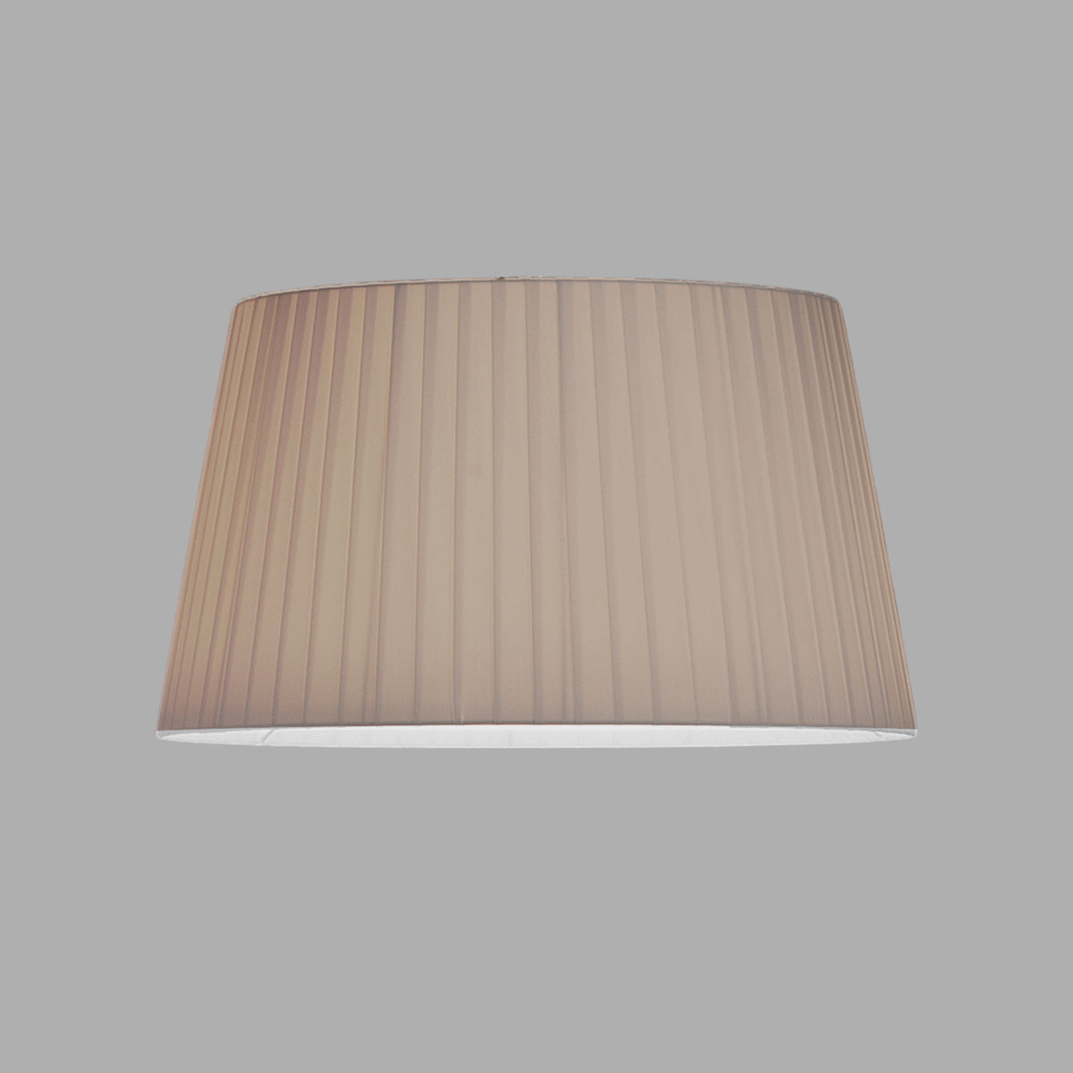 Tapered Round 400 Pleated Shade in Putty
