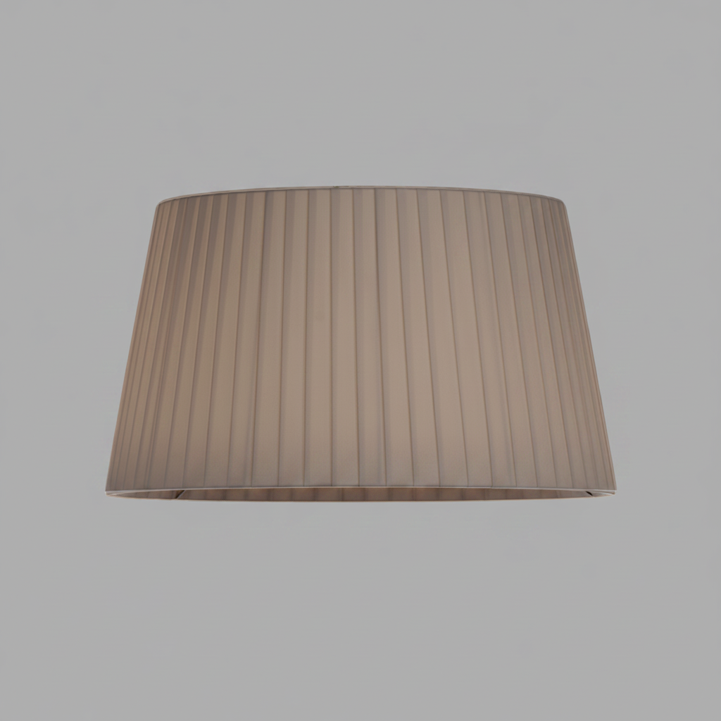 Tapered Round 400 Pleated Shade in Putty