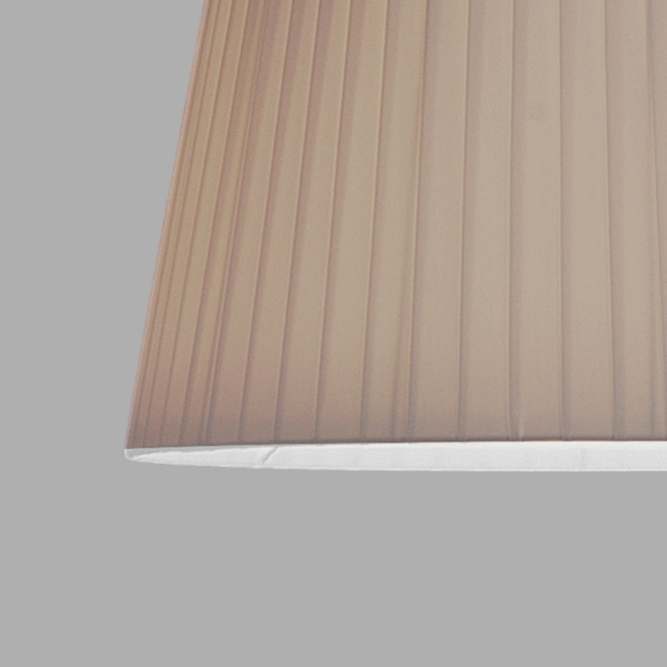 Tapered Round 400 Pleated Shade in Putty