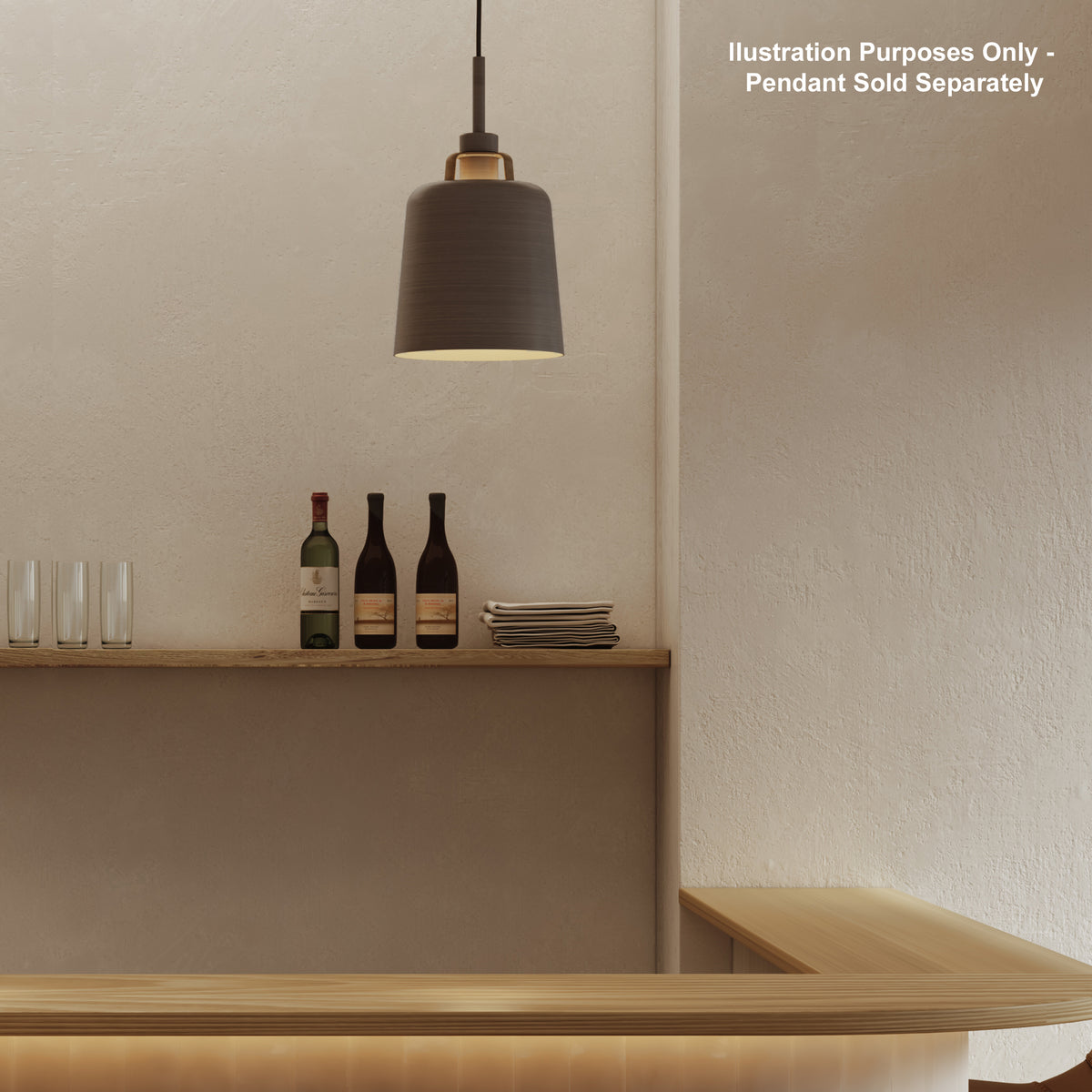 Camden 220 Shade in Bronze with Brass Detail