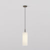 Pendant in Bronze with Tube 135 Pendant Shade in White
