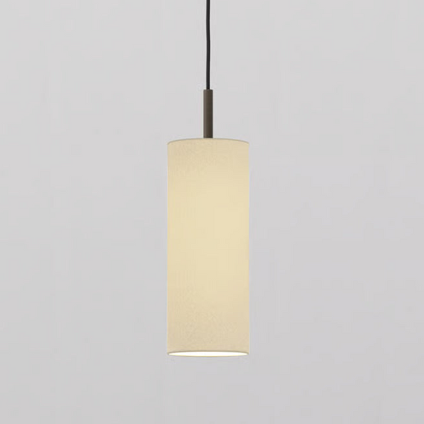 Pendant in Bronze with Tube 135 Pendant Shade in Putty