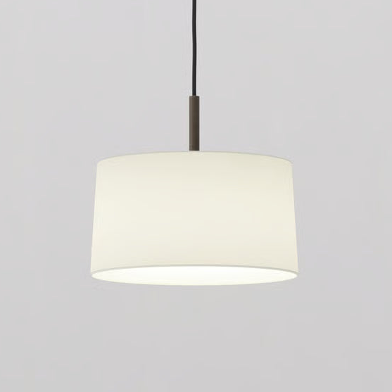 Pendant in Bronze with Tapered 320 Pendant Shade in White