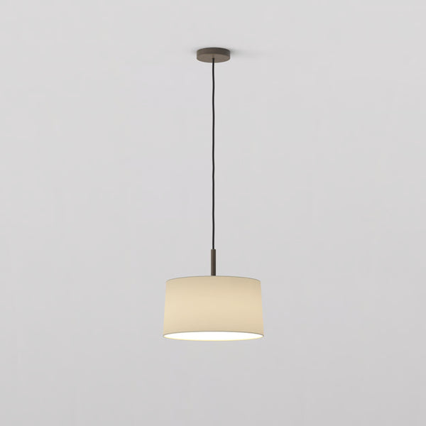 Pendant in Bronze with Tapered 320 Pendant Shade in Putty