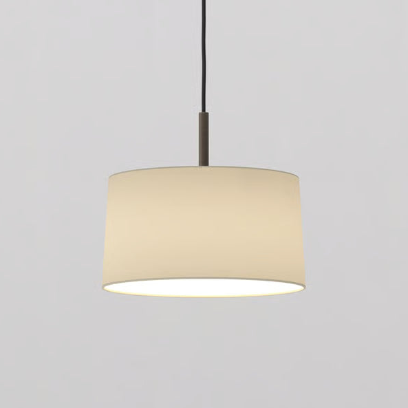 Pendant in Bronze with Tapered 320 Pendant Shade in Putty