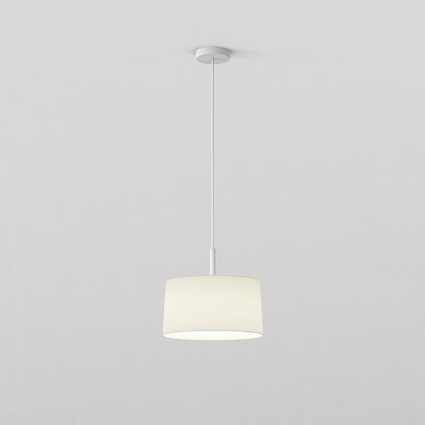 Pendant in Matt White with Tapered 320 Pendant Shade in White