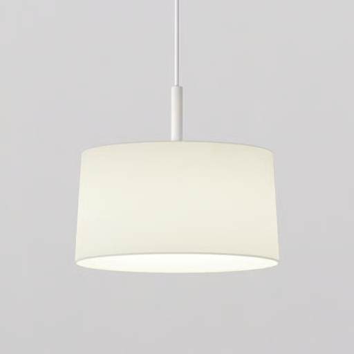 Pendant in Matt White with Tapered 320 Pendant Shade in White