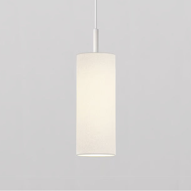 Pendant in Matt White with Tube 135 Pendant Shade in White