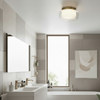 Aquina 360mm IP44 Ceiling Light in Matt Brushed Brass