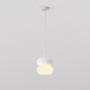 Pendant in Matt White with Duo 210 Shade in White