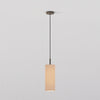 Pendant in Bronze with Tube 135 Pendant Shade in Oyster