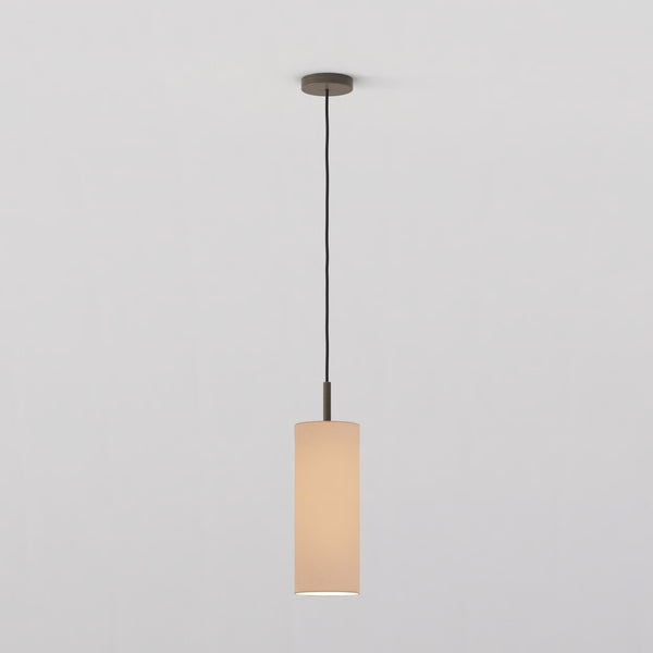 Pendant in Bronze with Tube 135 Pendant Shade in Oyster
