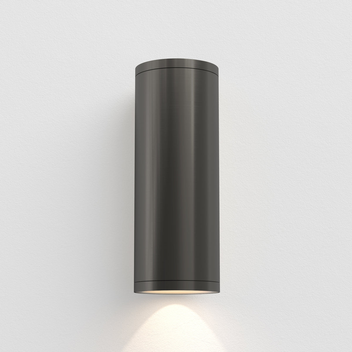 Ava 200 Coastal Wall Light in Brushed Gun Metal Grey