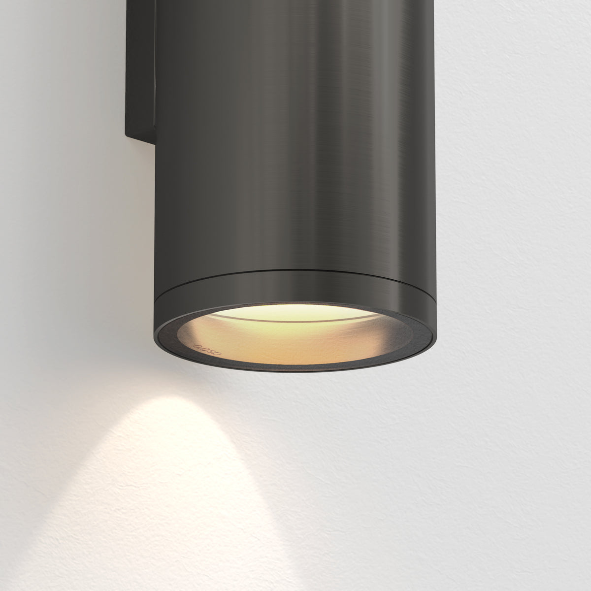 Ava 200 Coastal Wall Light in Brushed Gun Metal Grey