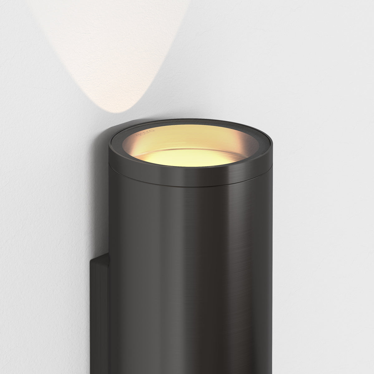 Ava 300 Coastal Up & Down Wall Light in Brushed Gun Metal Grey