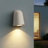 Mast IP44 Exterior Coastal Wall Light in White Concrete