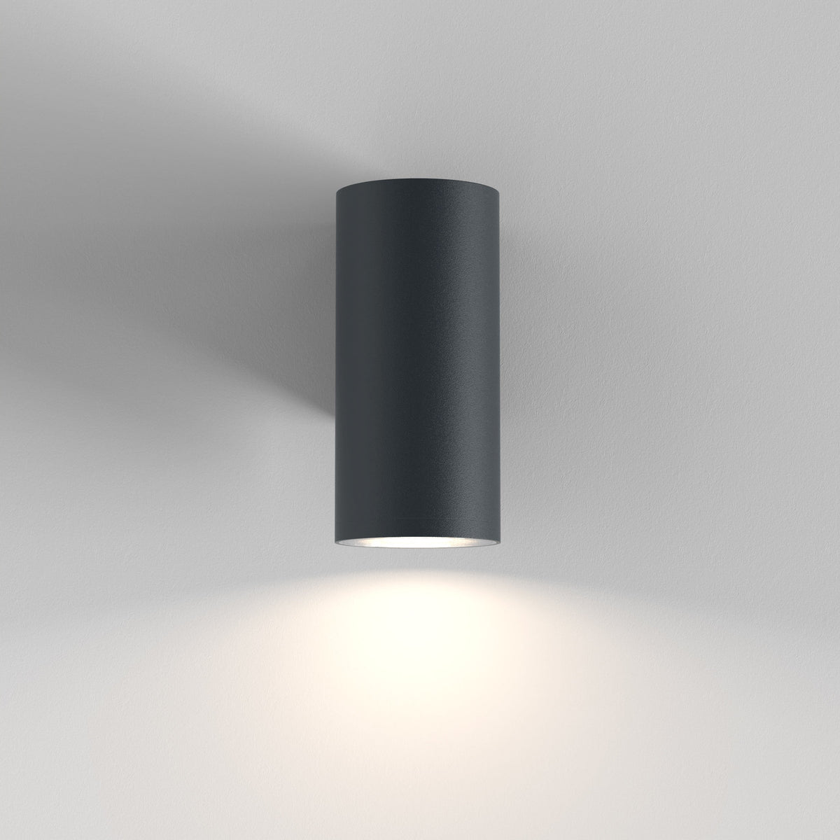 Tallinn Single LED Exterior Wall Light in Anthracite