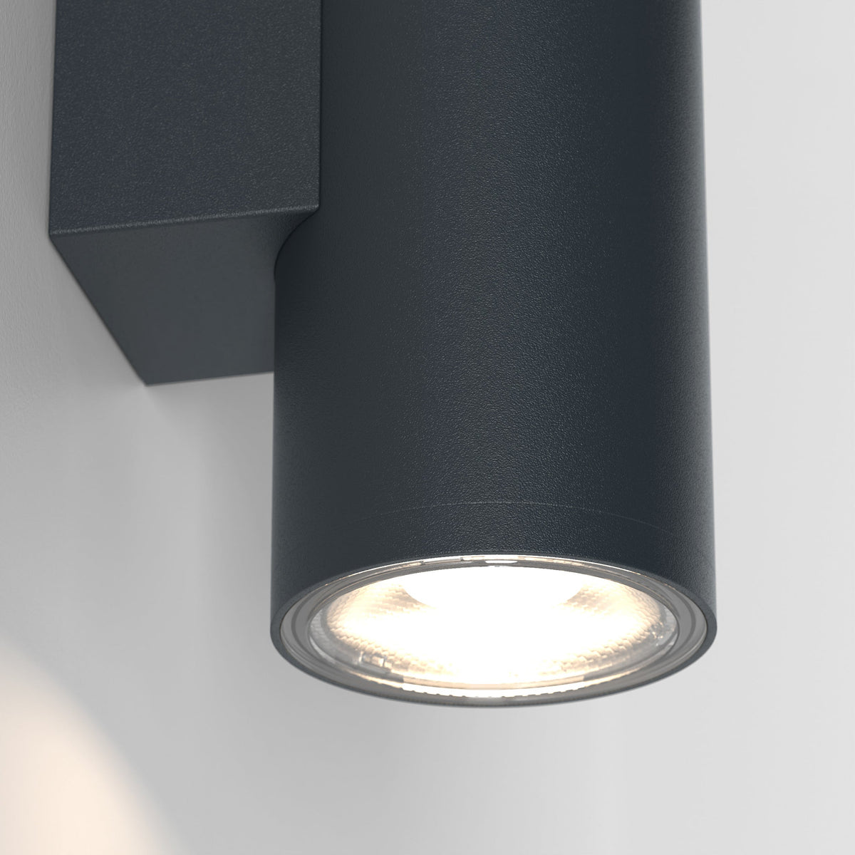 Tallinn Single LED Exterior Wall Light in Anthracite