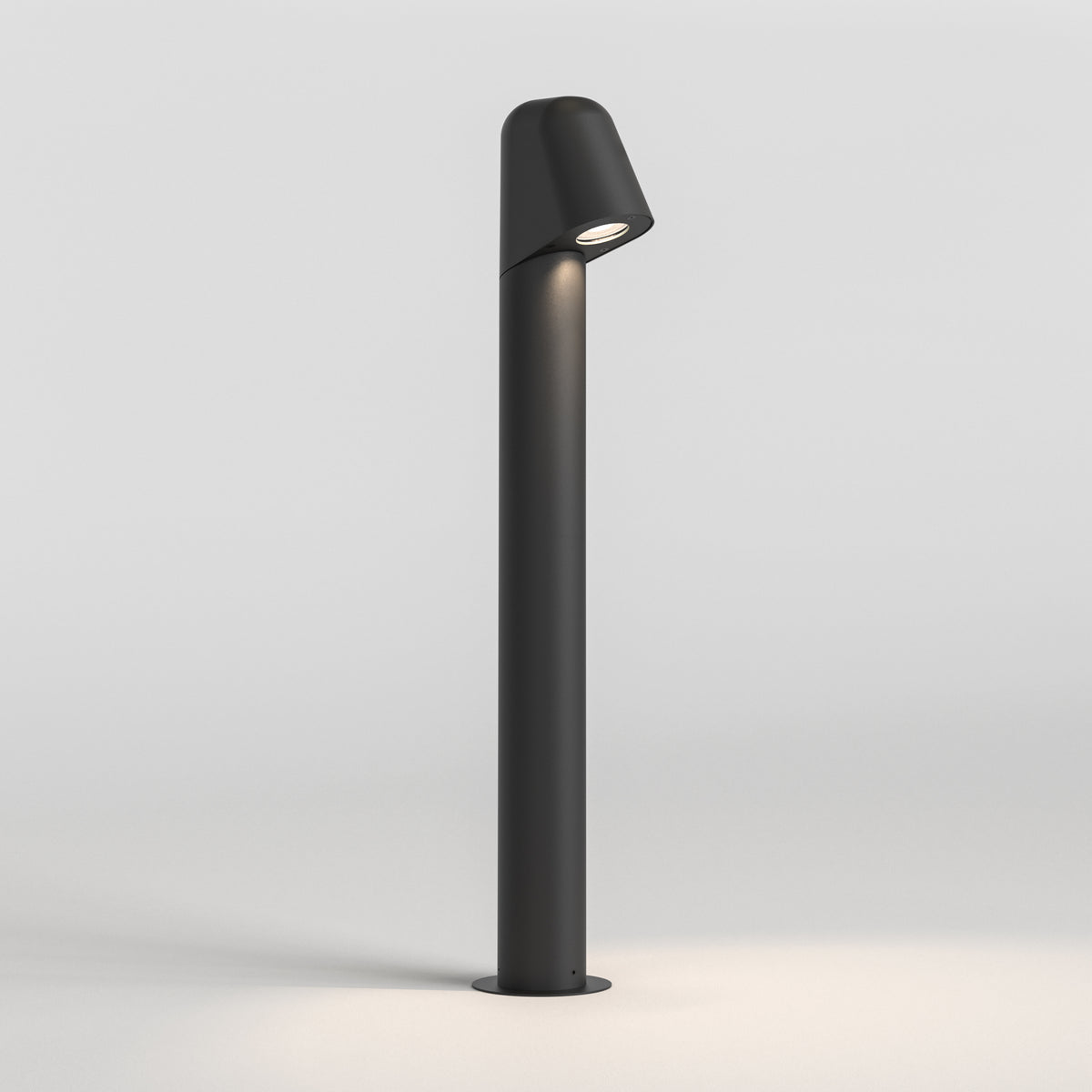 Mast 700 Exterior Bollard in Textured Black