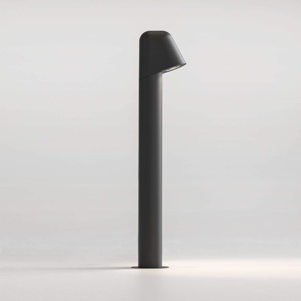 Mast 700 Exterior Bollard in Textured Black