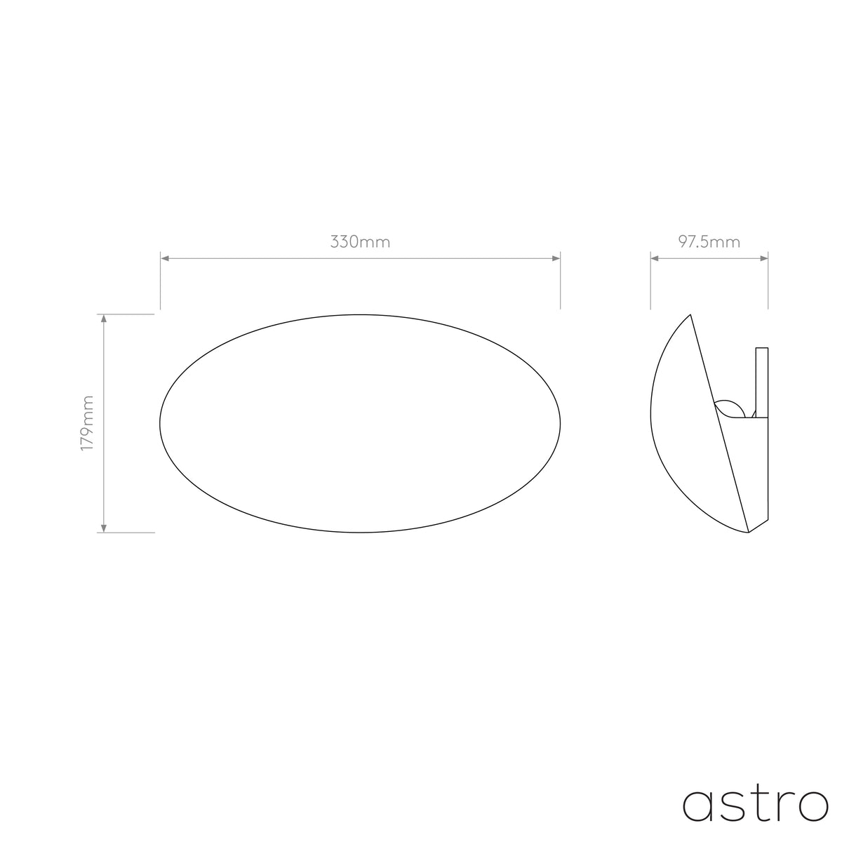 Dawn Wall White Plaster Wall Light