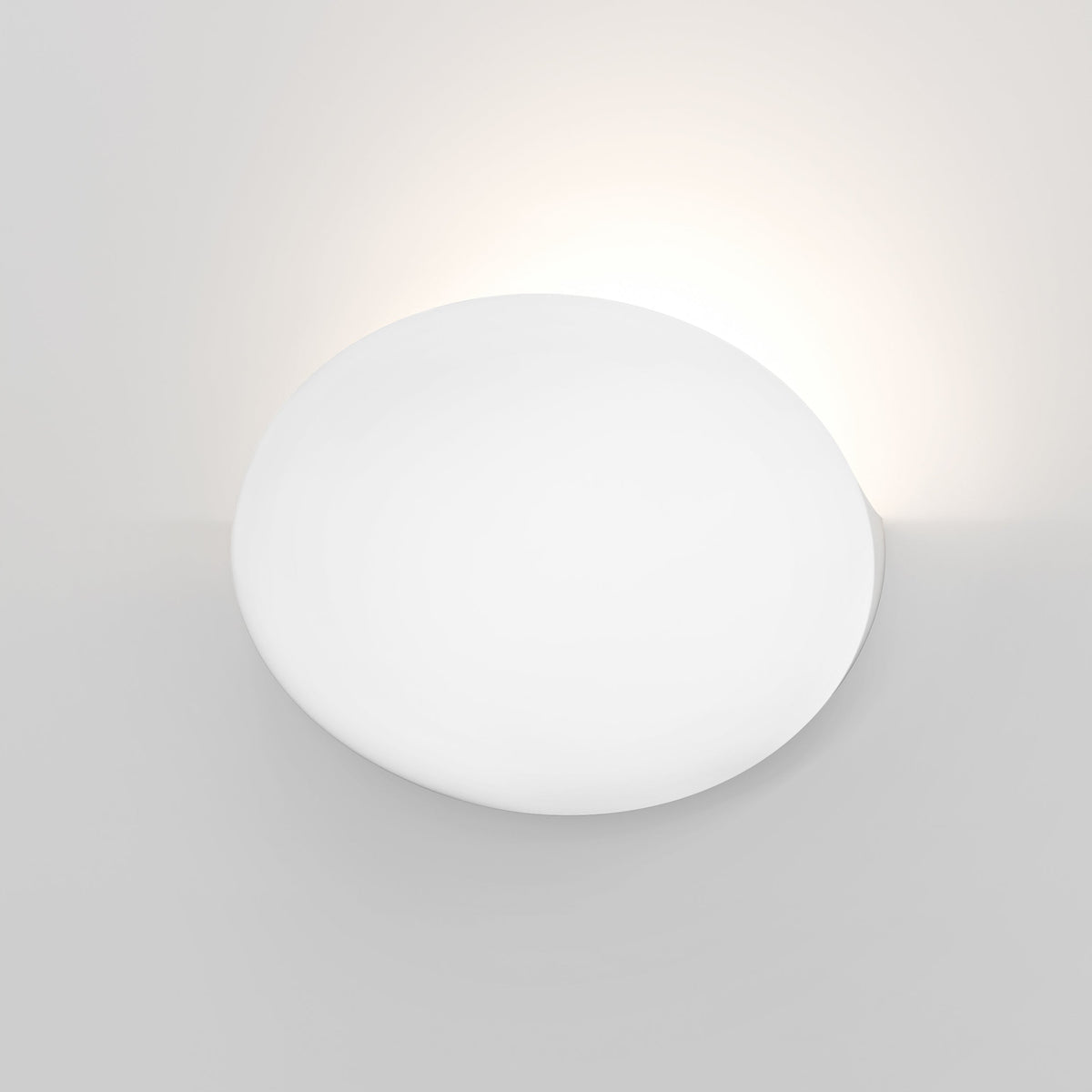Dawn Wall White Plaster Wall Light