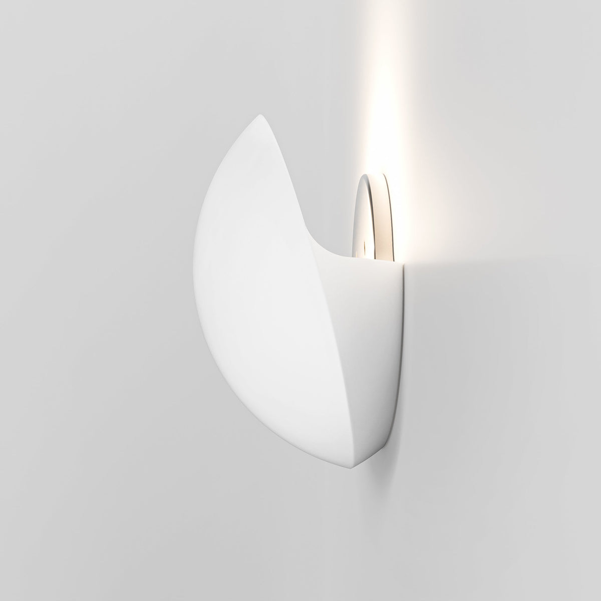 Dawn Wall White Plaster Wall Light