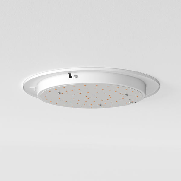Elba Phase Dimmable LED Ceiling Base 410 in Matt White