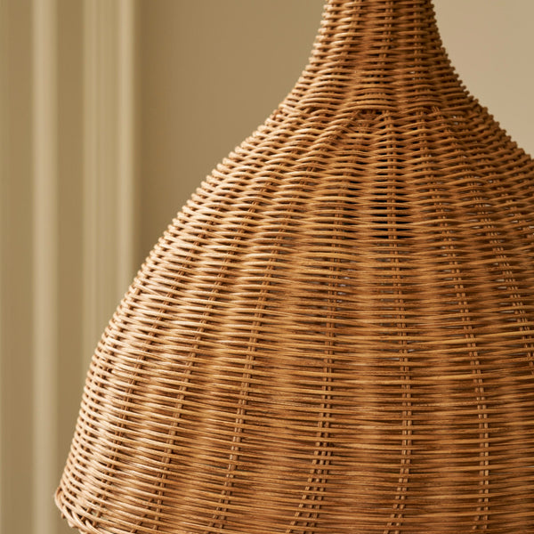 Mouldon Medium Pendant in Rattan