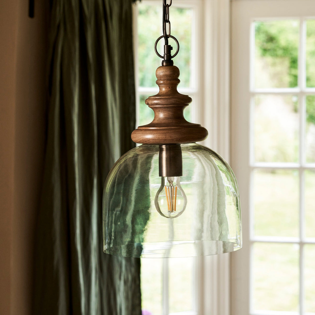 Hardwick Mango Wood Pendant