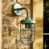 Harbour Outdoor Wall Light in Thistle Green