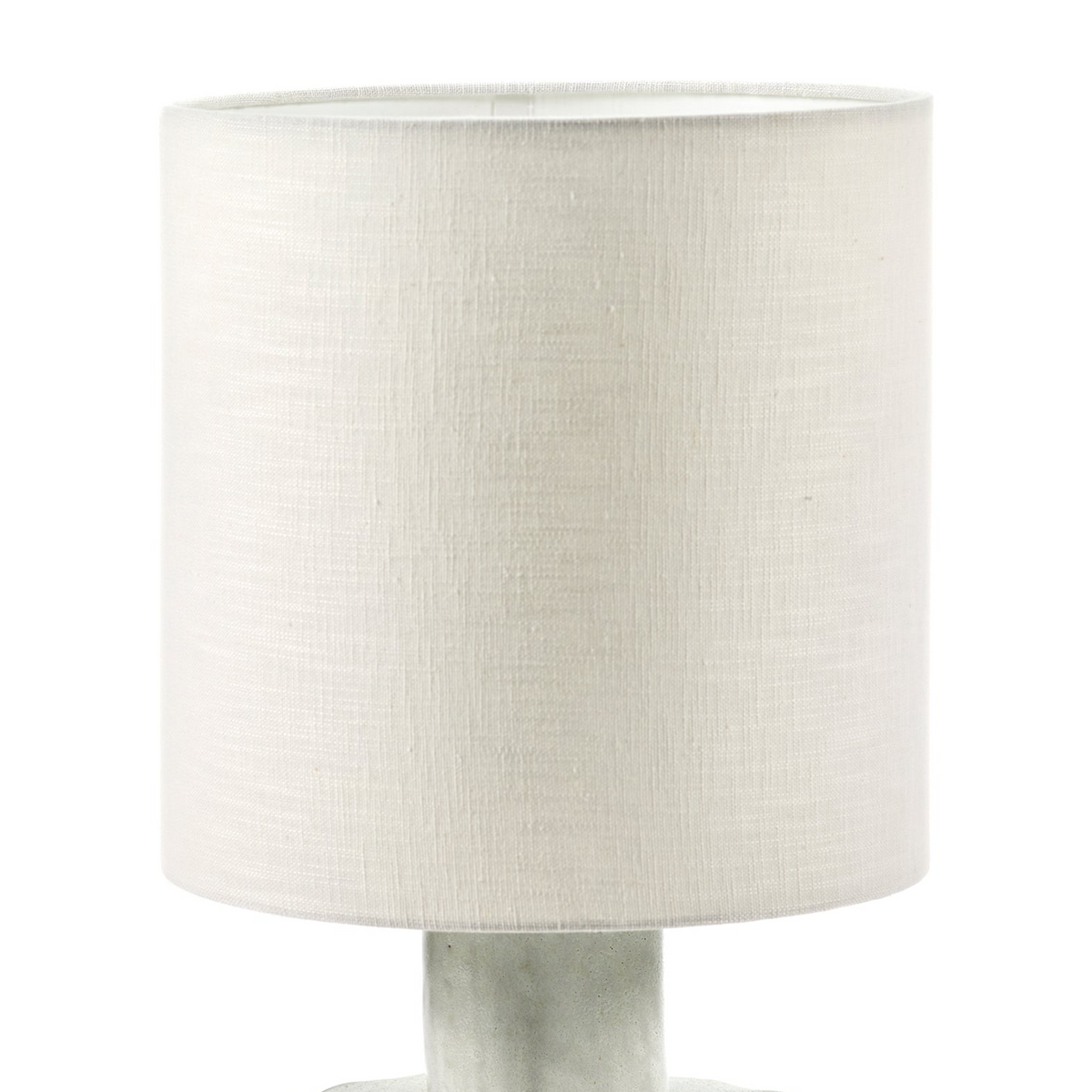 Catherine Stoneware Table Lamp In White