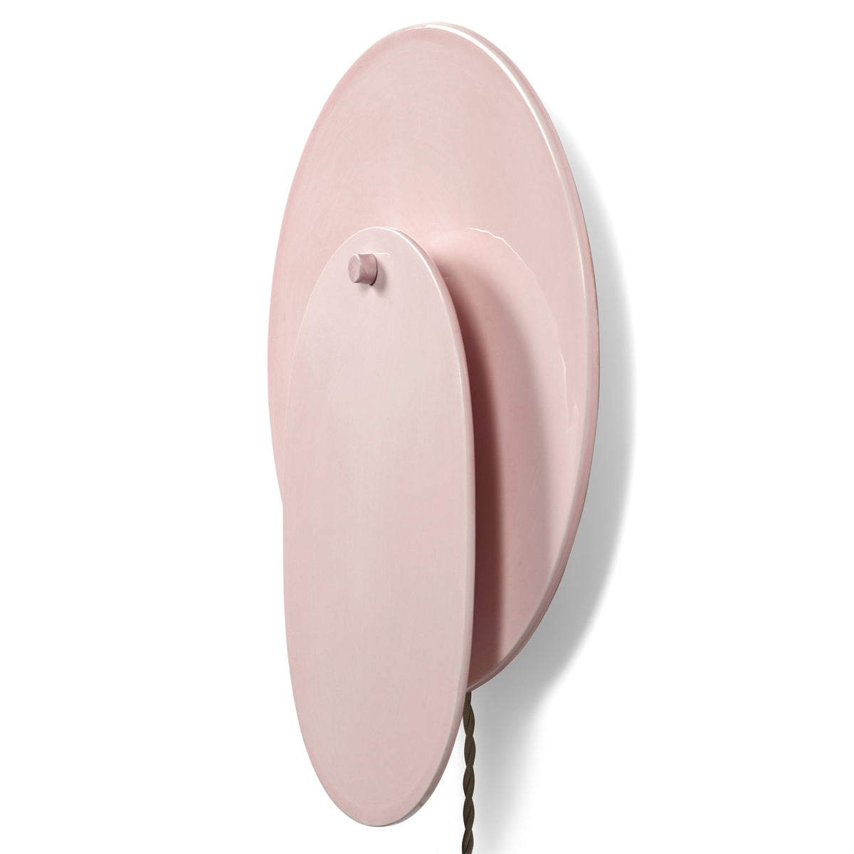Nebula Ceramic Wall Lamp No.1 in Rose Pink