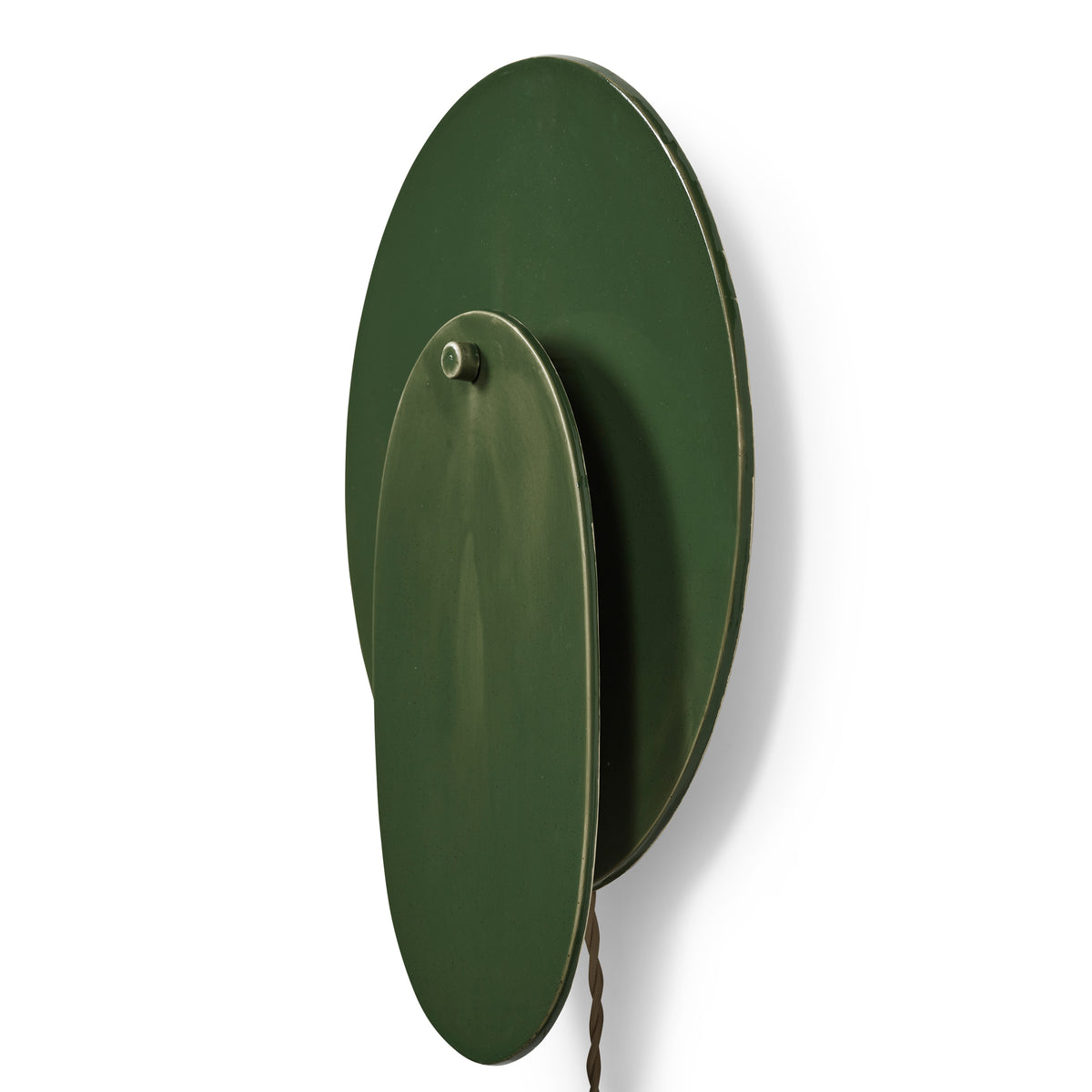 Nebula Ceramic Wall Lamp No.1 in Dark Green