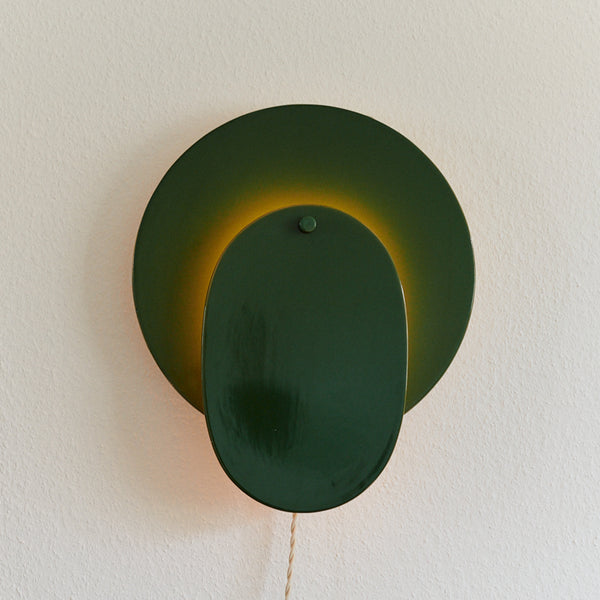 Nebula Ceramic Wall Lamp No.1 in Dark Green