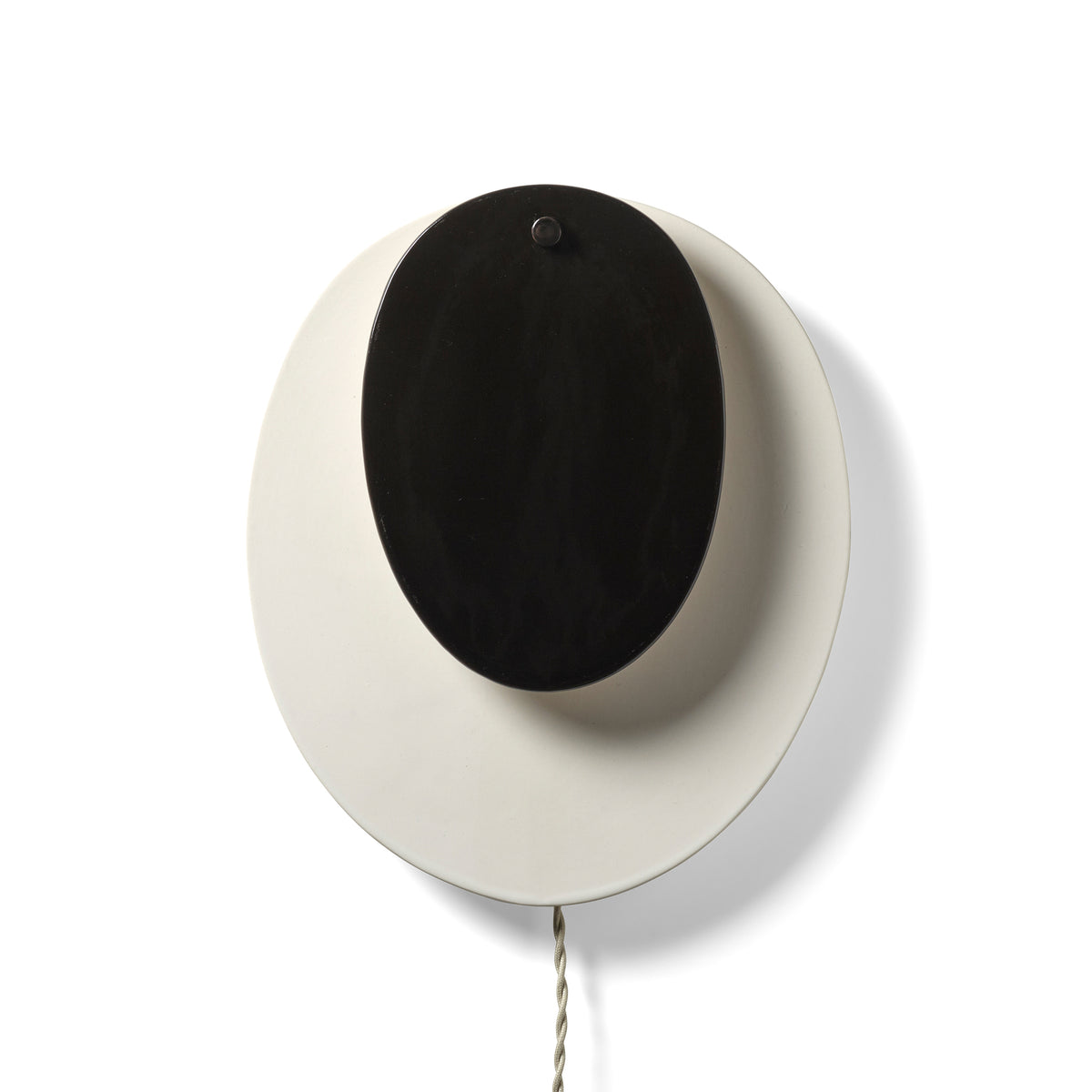 Nebula Ceramic Wall Lamp No.2 in Black & White