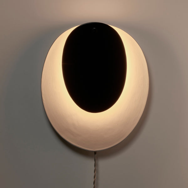 Nebula Ceramic Wall Lamp No.2 in Black & White